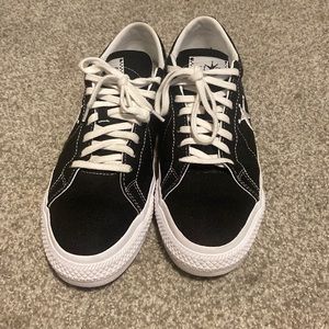 Stussy converse black lows